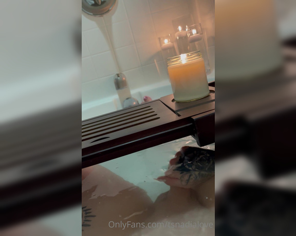 Nadia Love aka tsnadialove OnlyFans Video - 01-25-2022 - Bath time