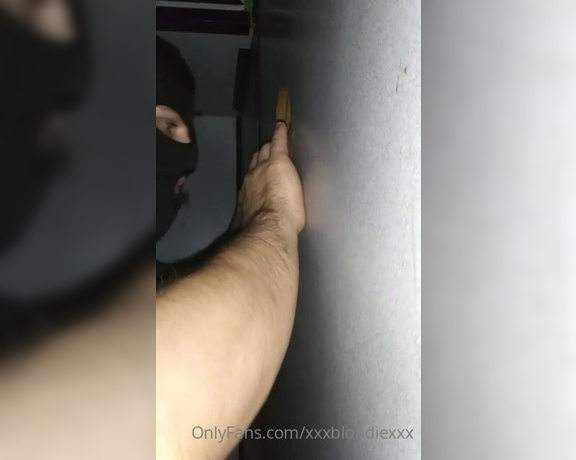 XxxBlondiexxX aka xxxblondiexxx OnlyFans Video - 08-19-2021 - My X BF send me vids of him at the Gloryhole he goes to in Maryland