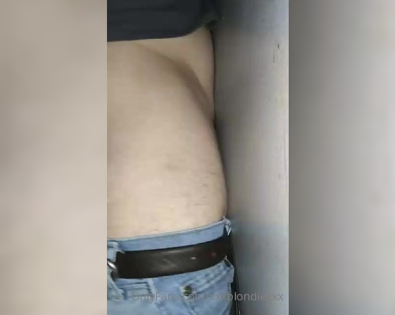 XxxBlondiexxX aka xxxblondiexxx OnlyFans Video - 08-19-2021 - My X BF send me vids of him at the Gloryhole he goes to in Maryland