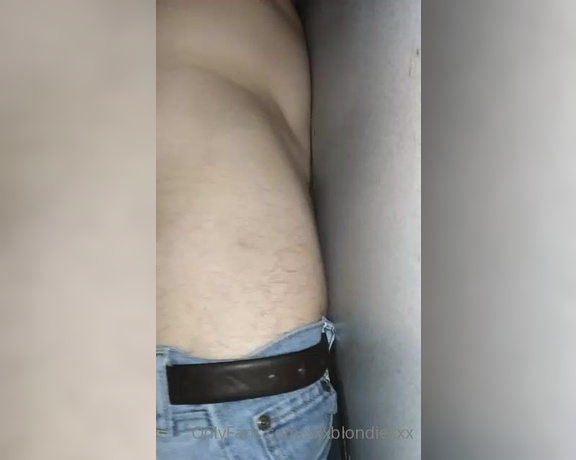 XxxBlondiexxX aka xxxblondiexxx OnlyFans Video - 08-19-2021 - My X BF send me vids of him at the Gloryhole he goes to in Maryland