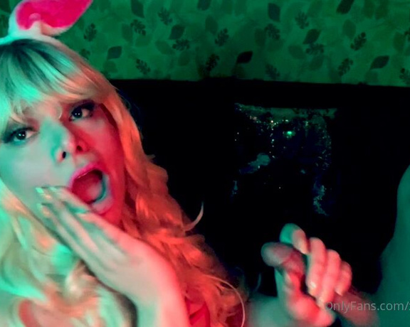 XxxBlondiexxX aka xxxblondiexxx OnlyFans Video - 03-30-2024 - BUNNY BJ sucking that dick all the way he so hard I wanna feel it inside