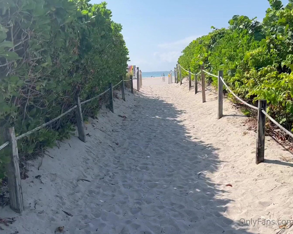 XxxBlondiexxX aka xxxblondiexxx OnlyFans Video - 05-16-2023 - Walking to the Beach  for a little coffee and Sun