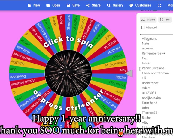 Haselynne aka haselyne OnlyFans Video - 08-17-2023 - 1_YEAR ANNIVERSARY LUCKY DRAW EVENT  thank you to EVERYONE who came by and participated