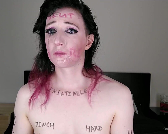 Jenezial Dead Girly aka dead_girly OnlyFans Video - 04-21-2020 - Feeling like a right dirty slut with my body writing crowd sourced from Twitter, gagged on