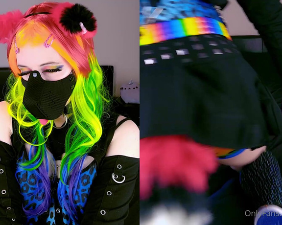 Jenezial Dead Girly aka dead_girly OnlyFans Video - 08-26-2022 - This sparkly rainbow doggo wants to play 3 tags petplay, furry, socks, dildo, anal, creampie, cumshot