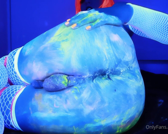 Jenezial Dead Girly aka dead_girly OnlyFans Video - 01-04-2024 - More UV fun with bodypaint and cumlube tags fishnets, UV, cumlube, vibe wand, cumshot