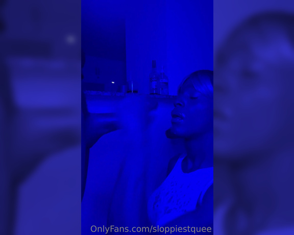 Trans baddie ‍ aka sloppiestquee - 07-21-2023 OnlyFans Video - Watch how I stroke this BBC in the end until his nut run down my arm