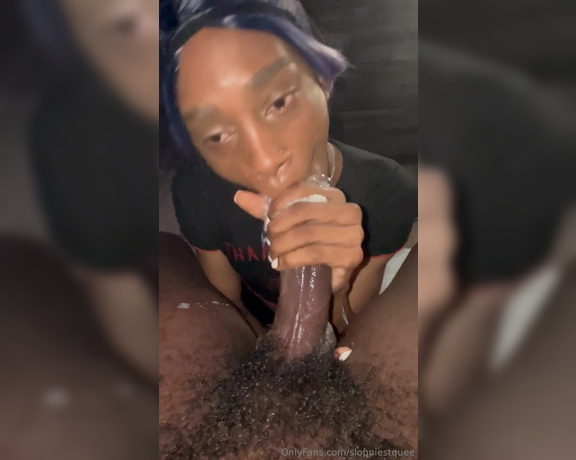 Trans baddie ‍ aka sloppiestquee - 01-24-2024 OnlyFans Video - He came to take my mind off that lightskin  that been stressing me out and