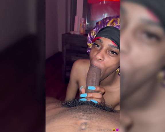 Trans baddie ‍ aka sloppiestquee - 09-07-2024 OnlyFans Video - He buss so quick I wasnt even mad  it was so big