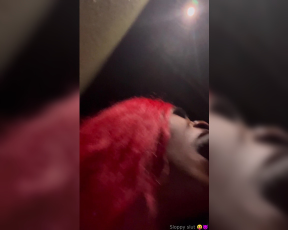 Trans baddie ‍ aka sloppiestquee - 09-22-2024 OnlyFans Video - Ask for directions and paid in throat