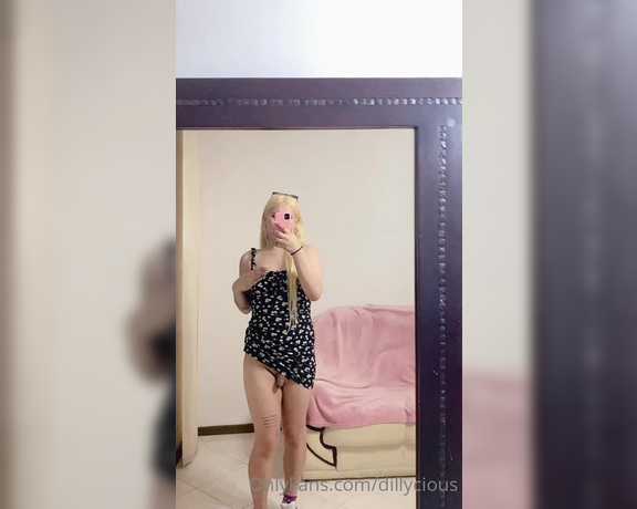 TS Dillycious aka dillycious - 11-01-2022 OnlyFans Video - can i be your t_girlfriend say yes please