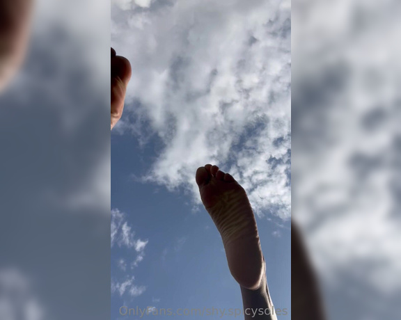 ShyMilan aka shy.spicysoles Foot Fetish - 04-30-2023 OnlyFans Video - What would you do with these soles