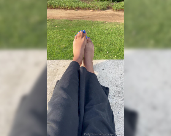 ShyMilan aka shy.spicysoles Foot Fetish - 11-16-2023 OnlyFans Video - Park gallery