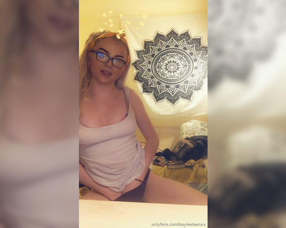 TS BlondeCD aka blondecd - 05-13-2019 OnlyFans Video - A personalised video I sent to a sexy fucking daddy