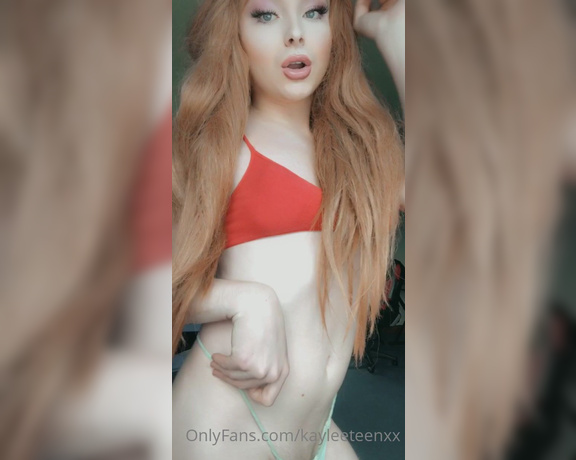 TS BlondeCD aka blondecd - 07-13-2020 OnlyFans Video - Having fun with my body  who thinks I should create tiktoks doing those cute little