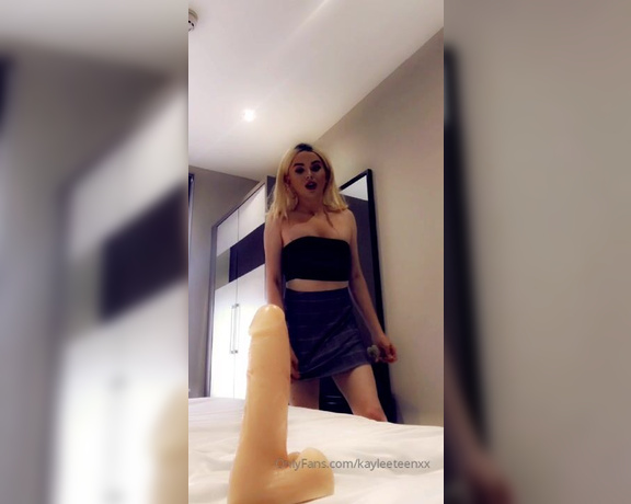 TS BlondeCD aka blondecd - 07-26-2019 OnlyFans Video - Role playing _ Dildo play