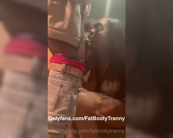 Fat Booty Tranny aka fatbootytranny - 12-19-2021 OnlyFans Video - This Big Dick DL Nigga finally got some TS pussy listen how he had me moaning