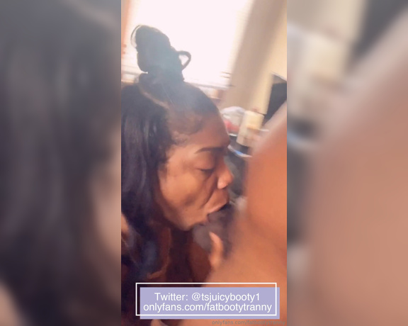 Fat Booty Tranny aka fatbootytranny - 05-20-2019 OnlyFans Video - Sucking On This Big Fat Detroit Dick Until He Nutted in My Mouth