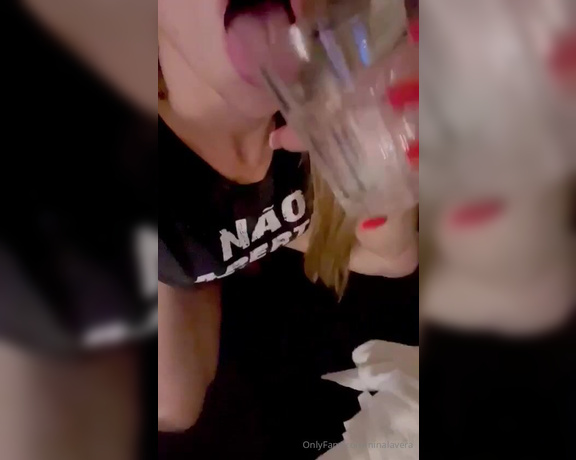 Nina La Vera aka ninalavera - 04-25-2024 OnlyFans Video - I came in the glass