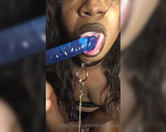 Zaya Sissy aka zayasroom - 12-07-2020 OnlyFans Video - MESSY amp TRASHED Sucking  Ch0king on my Blue Dildo lt3