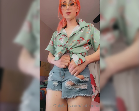 Sofie Mox aka sofiemox - 03-24-2023 OnlyFans Video - Watch my hard cock literally burst of my shorts