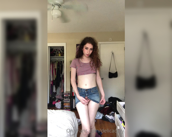 TS Delicacyyy aka delicacyyy - 03-03-2021 OnlyFans Video - undressing after filming