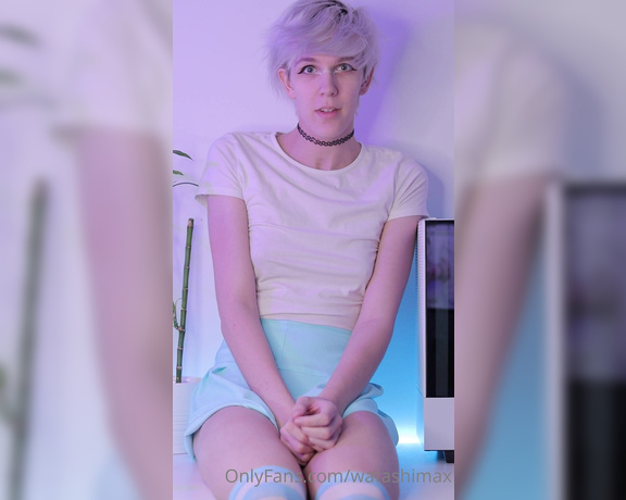 Watashimax aka watashimax - 04-25-2022 OnlyFans Video - You force your roommate to jerk off in front of you, sitting on a dildo only