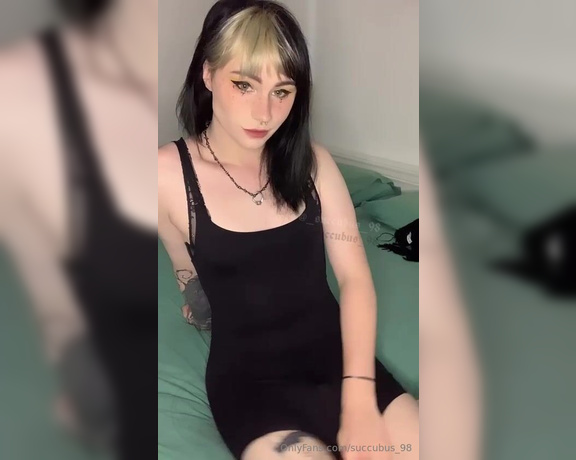 ‍Succubus‍ aka succubus_98 - 09-11-2023 OnlyFans Video - Making a mess on my favourite dress