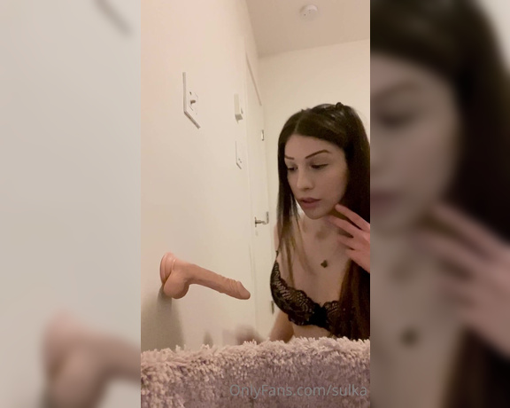 TS Sulka aka sulka - 06-04-2020 OnlyFans Video - Giving my dildo a boob job