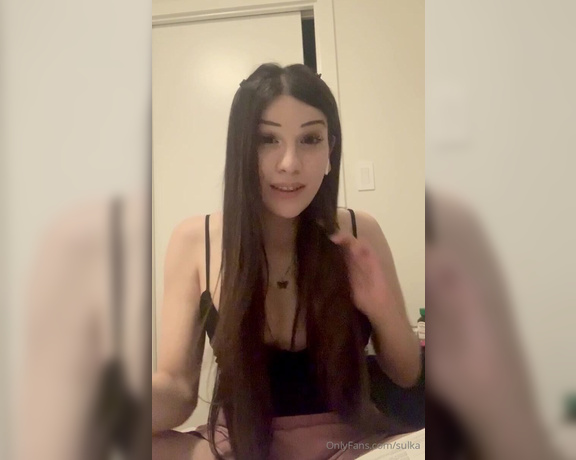 TS Sulka aka sulka - 04-20-2020 OnlyFans Video - You come over and help me with my homework  and we end up jerking off