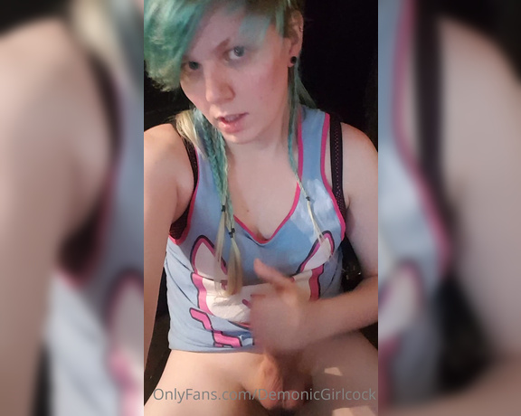 Star Riot aka demonicgirlcock - 08-22-2020 OnlyFans Video - Edged myself for a few hours and then ended my night in a hot mess