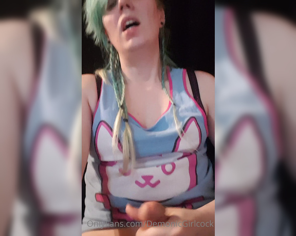 Star Riot aka demonicgirlcock - 08-22-2020 OnlyFans Video - Edged myself for a few hours and then ended my night in a hot mess