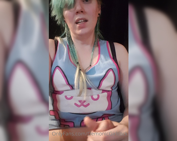 Star Riot aka demonicgirlcock - 08-22-2020 OnlyFans Video - Edged myself for a few hours and then ended my night in a hot mess