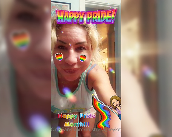 KeyskaD aka mistress_keykeyd - 06-02-2021 OnlyFans Video - Happy Pride Month Mommy love u