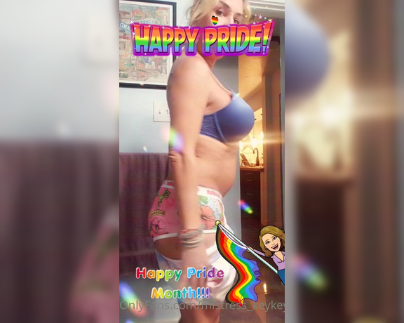 KeyskaD aka mistress_keykeyd - 06-02-2021 OnlyFans Video - Happy Pride Month Mommy love u