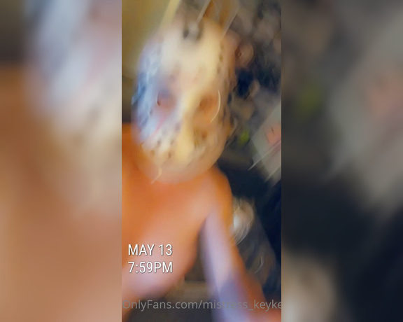 KeyskaD aka mistress_keykeyd - 05-16-2022 OnlyFans Video - Forgot to post this on Friday