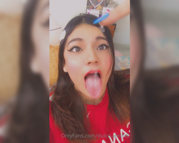 Miss Dulce aka dulcewifematerial - 08-19-2022 OnlyFans Video - Comiéndome mi leche  feliz fin de semana