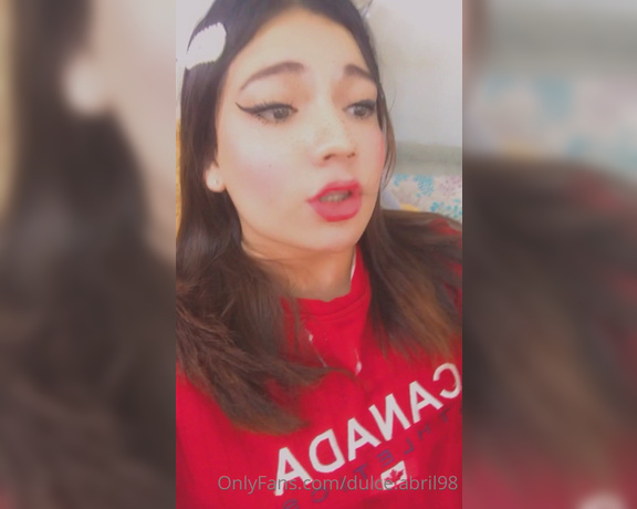 Miss Dulce aka dulcewifematerial - 08-19-2022 OnlyFans Video - Comiéndome mi leche  feliz fin de semana