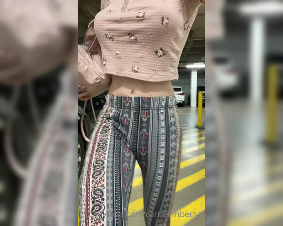 Carrie Emberlyn aka carrieemberlyn - 08-06-2021 OnlyFans Video - I try so hard to tuck my cock away for work but these pants dont make