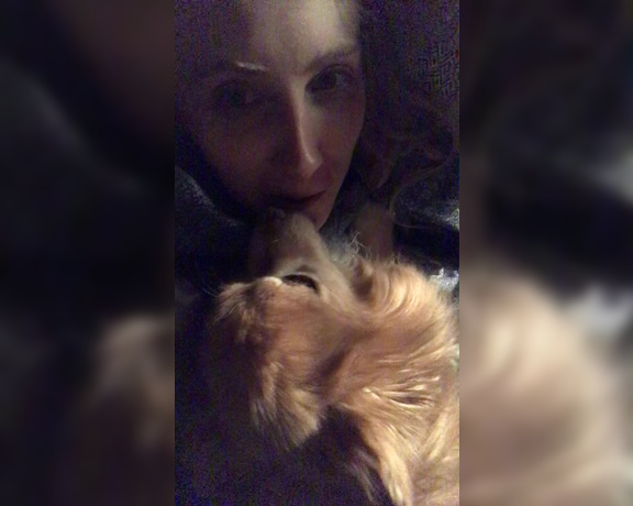 Janelle Fennec aka janellefennec - 12-14-2017 OnlyFans Video - My doggie Rad, decided he wanted to make out with me