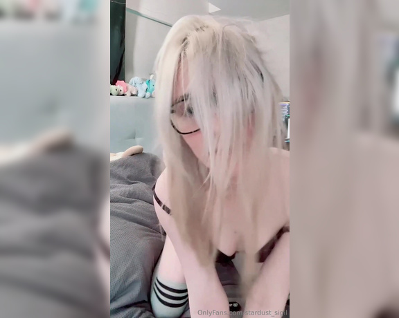 TS Lawren aka stardust_sigil - 05-05-2024 OnlyFans Video - Its been a while since i did a slow tease like this  With the pontail