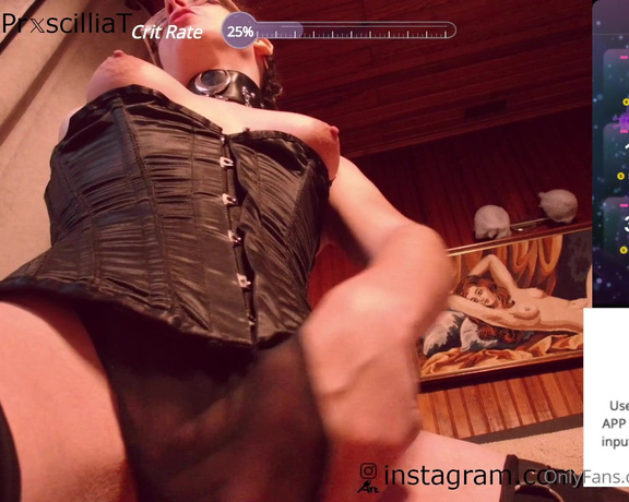 PrxscilliaTx aka prxscilliatx - 08-16-2024 OnlyFans Video - mmmm bulge in and out