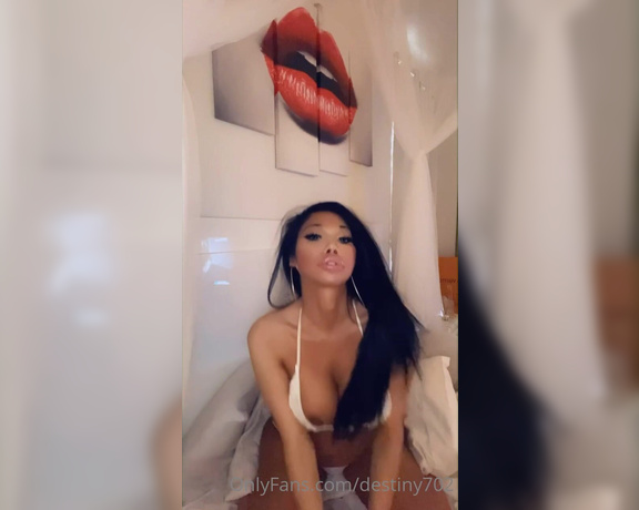 TS Destiny_702 aka destiny702 - 10-03-2020 OnlyFans Video - Lets go swimming