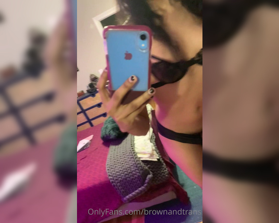 TS Indian Leha aka brownandtrans - 05-01-2023 OnlyFans Video - thinking about u and only u