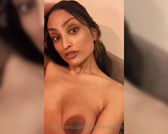 TS Indian Leha aka brownandtrans - 05-25-2022 OnlyFans Video - hi hello its my birthday celebrate with me pls and thx xoxo