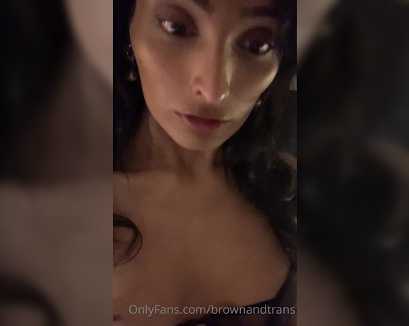 TS Indian Leha aka brownandtrans - 12-12-2022 OnlyFans Video - hey lovers _ what are the ways everyones keeping warm this winter