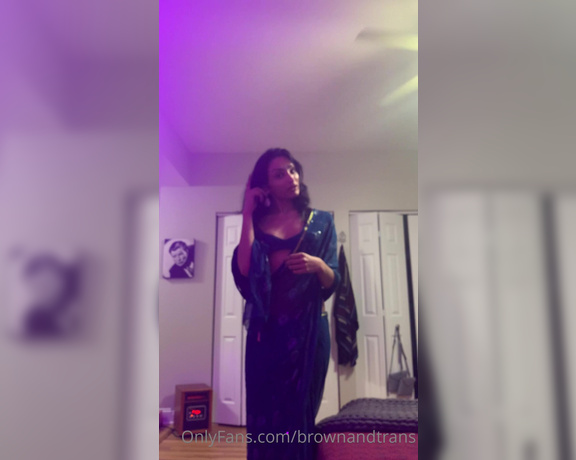 TS Indian Leha aka brownandtrans - 04-27-2023 OnlyFans Video - late eid treats