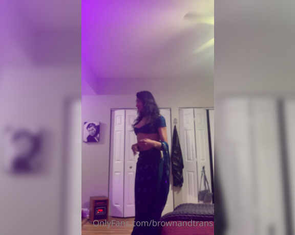 TS Indian Leha aka brownandtrans - 04-27-2023 OnlyFans Video - late eid treats