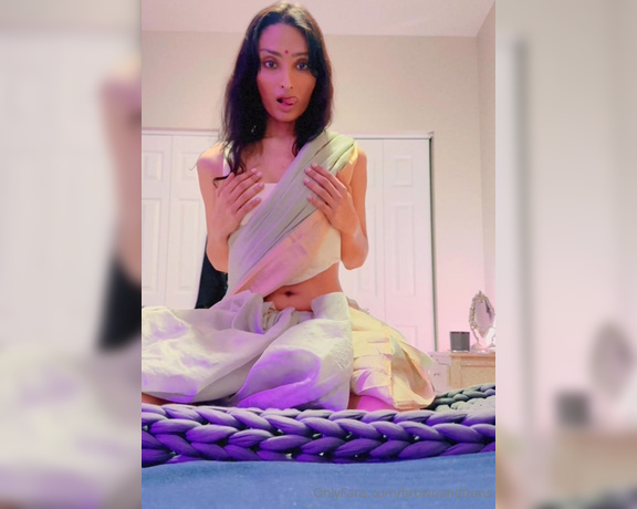 TS Indian Leha aka brownandtrans - 11-15-2023 OnlyFans Video - happy diwali lovers