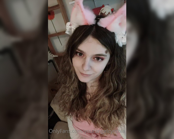 TS Cynthia aka yourangelcynthia - 12-23-2021 OnlyFans Video - Guess who got some brand new kitty ears  gimme your milk or else gt3